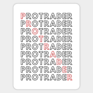 PROTRADER in crossword artwork (Light) Magnet